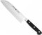 Eikaso Solingen Santokumes 18 cm met Kuilen - Ergonomisch Gastro Handvat - Zwart