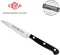 Eikaso Solingen Schilmes 9 cm - Roestvrij Staal - Ergonomisch Zwart Handvat