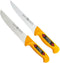 Eikaso Solingen Slagers- en Universeelmes Set - Geel - Lemmet 15 cm en 13 cm