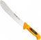 Eikaso Solingen Slagersmes 16 cm - Stijf Lemmet - Bull Nose - Geel Heft