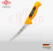 Eikaso Solingen Uitbeenmes 13 cm - Semi-Flexibel Gebogen Lemmet - Ergonomisch Geel Handvat