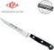 Eikaso Solingen Uitbeenmes 13 cm - Stijf RVS Lemmet - Ergonomisch Zwart Heft