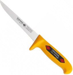 Eikaso Solingen Uitbeenmes 18 cm - Stijf Lemmet - Veilig Profitect Heft - Geel