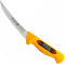 Eikaso Solingen Uitbeenmes met Gebogen Lemmet - Semi Flexibel - 16 cm - Geel