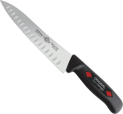 Eikaso Solingen Universeelmes 19 cm - Semi-flexibel met Kuilen - Ergonomisch Zwart Handvat