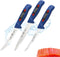 Eikaso Solingen Vismessenset - Professionele Kwaliteit - 3-delige Messenset - Blauw