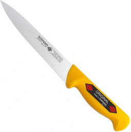 Eikaso Solingen Vleesmes 18 cm - Flexibel Lemmet - Geel Heft - Roestvrij Staal