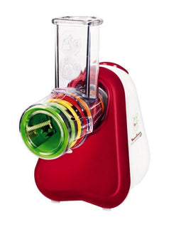 Moulinex DJ755G Fresh Express+ - Hakmolen - 5 snijtechnieken - Rood/Wit