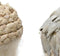 Eikel wol d12h18 cm winterwit a2
