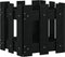 vidaXL - Plantenbak - met - hekontwerp - 30x30x30 - cm - massief - grenenhout - zwart