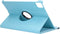 imoshion Tablet Hoes - Geschikt voor iPad Pro 11 (2020) / Pro 11 (2018) / Air 5 (2022) / Air 4 (2020) / Air 11 inch (2025) M3 / Air 11 inch (2024) M2 - 360° Draaibare Bookcase - Lichtblauw