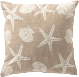 Dutch Decor ORLI - Sierkussen 45x45 cm - Pumice Stone - beige - Inclusief binnenkussen