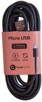 Grab 'n Go Micro-USB naar USB-A kabel - 2m - Laad en datakabel - Zwart