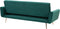 EINA - Slaapbank 3-zits - Groen - Fluweel