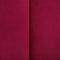 EINA - Slaapbank 3-zits - Rood - Fluweel