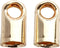 Eindkap, d: 3,2 mm, verguld, 10stuks