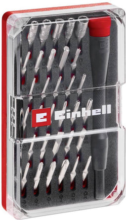Einhell 115010 Bitset 33-delig Gamebit, T-profiel, Tri-Point, Plat, Triangle, Kruiskop Phillips, Pentalobe Incl. bithou