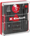 Einhell 115020 Bitset 28-delig T-profiel, Tri-Point, Plat, Pentalobe, Kruiskop Phillips Incl. bithouder en schroevendra