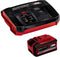 Einhell 18 V/4-6 Ah Power X-Change starter kit - 1x 4-6 Ah Accu en snellader - universeel voor alle Power X-Change machines