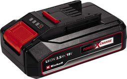 Einhell 2.5 Ah Accu - Power X-Change - 18 V/Li-ion - Max. vermogen: 720 W - Active Accu Management Systeem