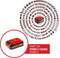 Einhell 4.0 Ah Plus Accu - Power X-Change - 18 V/Li-Ion - Max. vermogen: 900 W - Active Accu Management Systeem - PLUS-Technologie: meer vermogen
