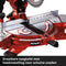 Einhell Accu Afkort-/Verstekzaag TE-MS 18/210 Li Solo - Power X-Change - 18 V/Li-ion - Ø210 mm - X-Tend werkstuksteunen - Incl. 40 tands zaagblad - Excl. accu en lader