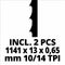 Einhell Accu Bandzaag TE-MB 18/127 Li Solo - Power X-Change - 18 V/Li-Ion - Zaagsnelheid: 120 m/min - Zaaghoogte: 115 mm - Zaagbreedte: 127 mm - Hoekverstelling 0° tot 47° - Incl. 2x zaagband - Excl. accu en lader