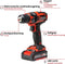 Einhell Accu Boor-/Schroefmachine TC-CD 18/35 Li Kit - Power X-Change - 18 V/Li-ion - 35 Nm - 0-550 t/min - 10 mm snelspanboorkop - Elektronische snelheidsregeling - Incl. 1x 1.5 Ah accu en lader