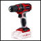 Einhell Accu Boor-/Schroefmachine TC-CD 18/35 Li Solo - Power X-Change - 18 V/Li-Ion - 35 Nm - 0-550 t/min - 10 mm snelspanboorkop - Excl. accu en lader