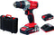 Einhell Accu Boor-/Schroefmachine TE-CD 18/2 Li Kit - Power X-Change - 18 V/Li-ion - 44 Nm - 0-350/0-1.250 t/min - 10 mm snelspanboorkop - Incl. 2x 1.5 Ah accu en lader