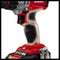 Einhell Accu Boor-/Schroefmachine TE-CD 18/2 Li Kit - Power X-Change - 18 V/Li-ion - 44 Nm - 0-350/0-1.250 t/min - 10 mm snelspanboorkop - Incl. 2x 1.5 Ah accu en lader