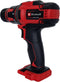 Einhell Accu Boor-/Schroefmachine TE-CD 18/40 Li Solo - Power X-Change - 18 V/Li-Ion - 40 Nm - 0-400/0-1.500 t/min - 13 mm snelspanboorkop - Elektronische snelheidsregeling - Excl. accu en lader