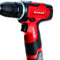 Einhell Accu Boor-/Schroefmachine TH-CD 12-2 Li - 12 V/1.3 Ah/Li-Ion - 24 Nm - 0-350/0-1.300 t/min - 10 mm snelspanboorkop - Elektronische snelheidsregeling - Incl. 1x 1.3 Ah accu, lader en transport-/opbergkoffer