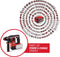 Einhell Accu Boorhamer HEROCCO 18/20 Li Solo - Power X-Change - 18 V/Li-Ion - 2,2 J - Koolborstelloze motor - Pneumatisch slagwerk - SDS plus - Incl. E-box - Excl. accu en lader