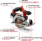 Einhell Accu Cirkelzaag TE-CS 18/150 Li Solo - Power X-Change - 18 V/Li-ion - 4.200 t/min - Ø150x10/16 mm/18 T - Max. Zaagdiepte: 90°/45°: 48/32 mm - Excl. accu en lader