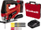 Einhell Accu Decoupeerzaag TC-JS 18 Li Kit - Power X-Change - 18 V/Li-ion - Slaghoogte: 20 mm - Versteksneden: max. 45° - Incl. 5 zaagbladen - Incl. 2.5 Ah Accu en 1x lader