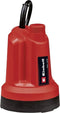 Einhell Accu Dompelpomp GE-SP 18 Li Solo - Power X-Change - 18 V/Li-Ion - 5.000 l/u - Max. opvoerhoogte: 8 m - Max. dompeldiepte: 4 m - Afzuigend tot: 15 mm - Stroomkabel: 5 m - Excl. accu en lader