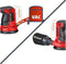 Einhell Accu Excentrische Schuurmachine TE-RS 18 Li Solo - Power X-Change - 18 V/Li-ion - Schuuroppervlak: Ø 125 mm - Incl. 1 x schuurpapier - Excl. Accu en lader