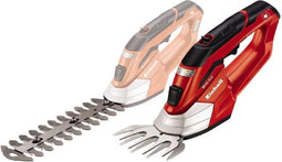 Einhell Accu Gras- en Heggenschaar GE-CG 12 Li - 12 V/Li-ion - 1,5 Ah accu - Metalen versnellingsbak - Telescopische handgreep