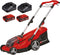 Einhell Accu Grasmaaier RASARRO 36/36 Li Kit - Power X-Change - 36 V/Li-ion - Maaibreedte 36 cm - Aanbevolen gazonoppervlakte: tot 400 m² - 45 L opvangbak - Maaihoogte: 25-75 mm - Incl. 2x 3.0 Ah Plus accu en 2 opladers