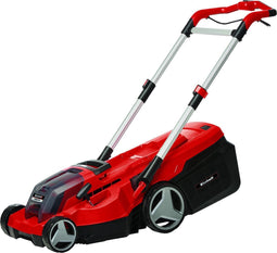 Einhell Accu Grasmaaier RASARRO 36/38 Li Kit - Power X-Change - 36 V/Li-ion - Maaibreedte 38 cm - Aanbevolen gazonoppervlakte: tot 450 m² - 45 L opvangbak - Maaihoogte: 25-75 mm - Mulching functie - Incl. 2x 4.0Ah + 1x DUO-lader