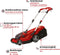 Einhell Accu Grasmaaier RASARRO 36/38 Li Kit - Power X-Change - 36 V/Li-ion - Maaibreedte 38 cm - Aanbevolen gazonoppervlakte: tot 450 m² - 45 L opvangbak - Maaihoogte: 25-75 mm - Mulching functie - Incl. 2x 4.0Ah + 1x DUO-lader