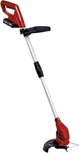 Einhell Accu Grastrimmer GC-CT 18/24 Li Kit - Power X-Change - 18 V/Li-ion - Maaidiameter: 24 cm - Bloembeschermer - Traploos uitschuifbare geleidesteel - Incl. 20 kunststof messen - Incl. 2.0 Ah accu + lader