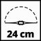 Einhell Accu Grastrimmer GC-CT 18/24 Li P Solo - Power X-Change - 18 V/Li-ion - Maaidiameter: 24 cm - Incl. 20 kunststof messen - Excl. accu en lader