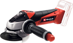 Einhell Accu Haakse Slijper TE-AG 18/115 Li Solo + Accessoires - Power X-Change - 18 V/Li-ion - Ø115 mm - 8.500 t/min - Incl. 1x Ø115 mm slijpschijf, 1x Lamellenschijf en transport-/opbergkoffer - Excl. accu en lader