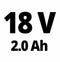 Einhell Accu Klopboor-/ Schroefmachine TE-CD 18/48 Li-i Kit - Power X-Change - 18 V/Li-Ion - Met impactfunctie - 2 snelheden - 48 Nm - Incl. 2x 2,0 Ah accu en lader