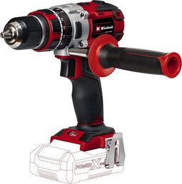 Einhell Accu Klopboor-/ Schroefmachine TP-CD 18/80 Li-i BL Solo - Power X-Change - 18 V/Li-ion - Met impactfunctie - 2 snelheden - 80 Nm - Koolborstelloze motor - Excl. accu en lader