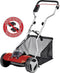 Einhell Accu Kooimesmaaier GE-HM 18/38 Li Solo - Power X-Change - 18 V/Li-Ion - 890 t/min - 38 cm - 45 L - Met accu ondersteuning of hand aangedreven - Geschikt voor 400 m² - Excl. accu en lader