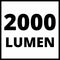 Einhell Accu Lamp TE-CL 18/2000 LiAC-Solo - Power X-Change - 18 V/Li-Ion - 2000 lm - 5700 K - 20 LED's - Draaibare lichtkop - 3 helderheidsniveaus - Hybride functie - Excl. accu en lader