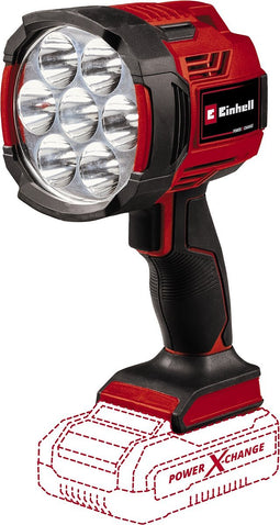 Einhell Accu Lamp TE-CL 18/2500 LiAC-Solo - Power X-Change - 18 V/Li-Ion - 2500 lm - 6500 K - 7 LED's - 2 helderheidsniveaus - Hybride functie - Excl. accu en lader